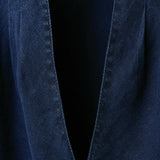 Mango top giselle in dark denim - Image 3
