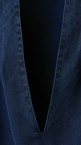 Mango top giselle in dark denim - Image 3