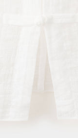 Mango blusa mandarin in off white - Image 3
