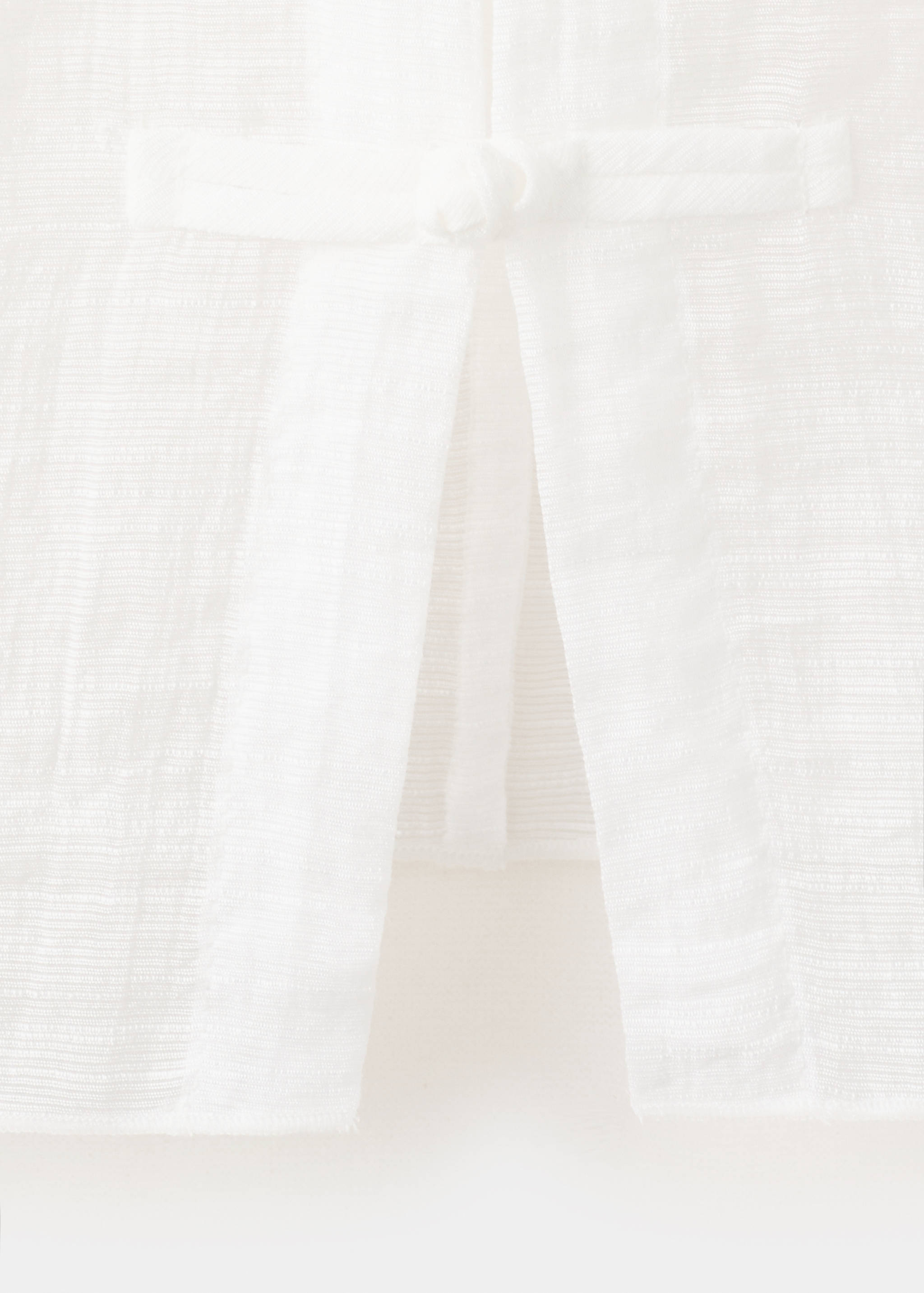 Mango blusa mandarin in off white - Image 3