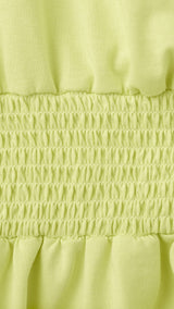 Mango vestido virginia in lime - Image 3