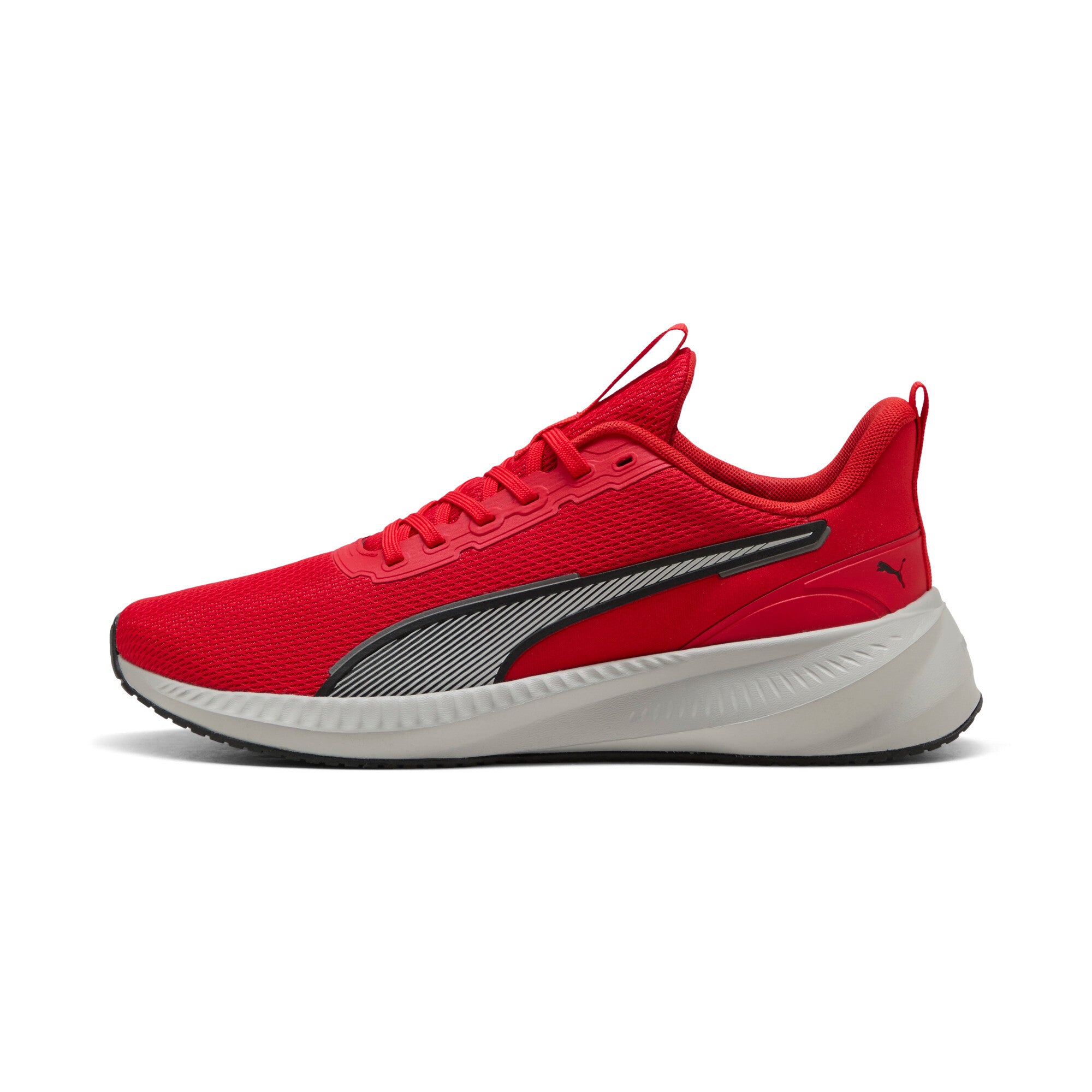 PUMA flyer lite 3 running shoes in for all time red and cool light gray - Image 3