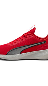 PUMA flyer lite 3 running shoes in for all time red and cool light gray - Image 3