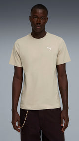 PUMA WARDROBE essentials tee men in pebble gray - Image 3
