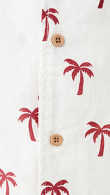 Mango shirt palm in off white - Image 3