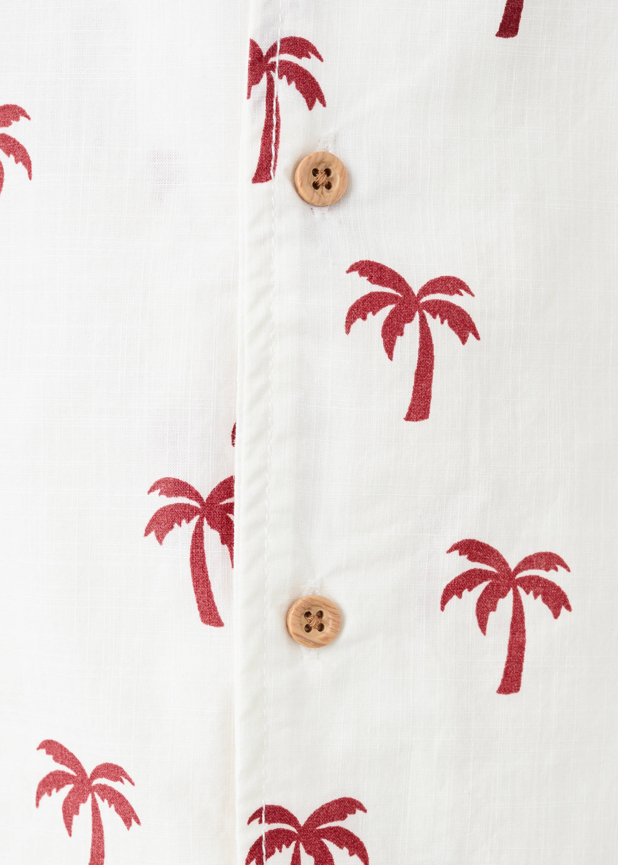 Mango shirt palm in off white - Image 3