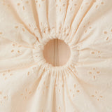 Mango vestido flor in raw - Image 3