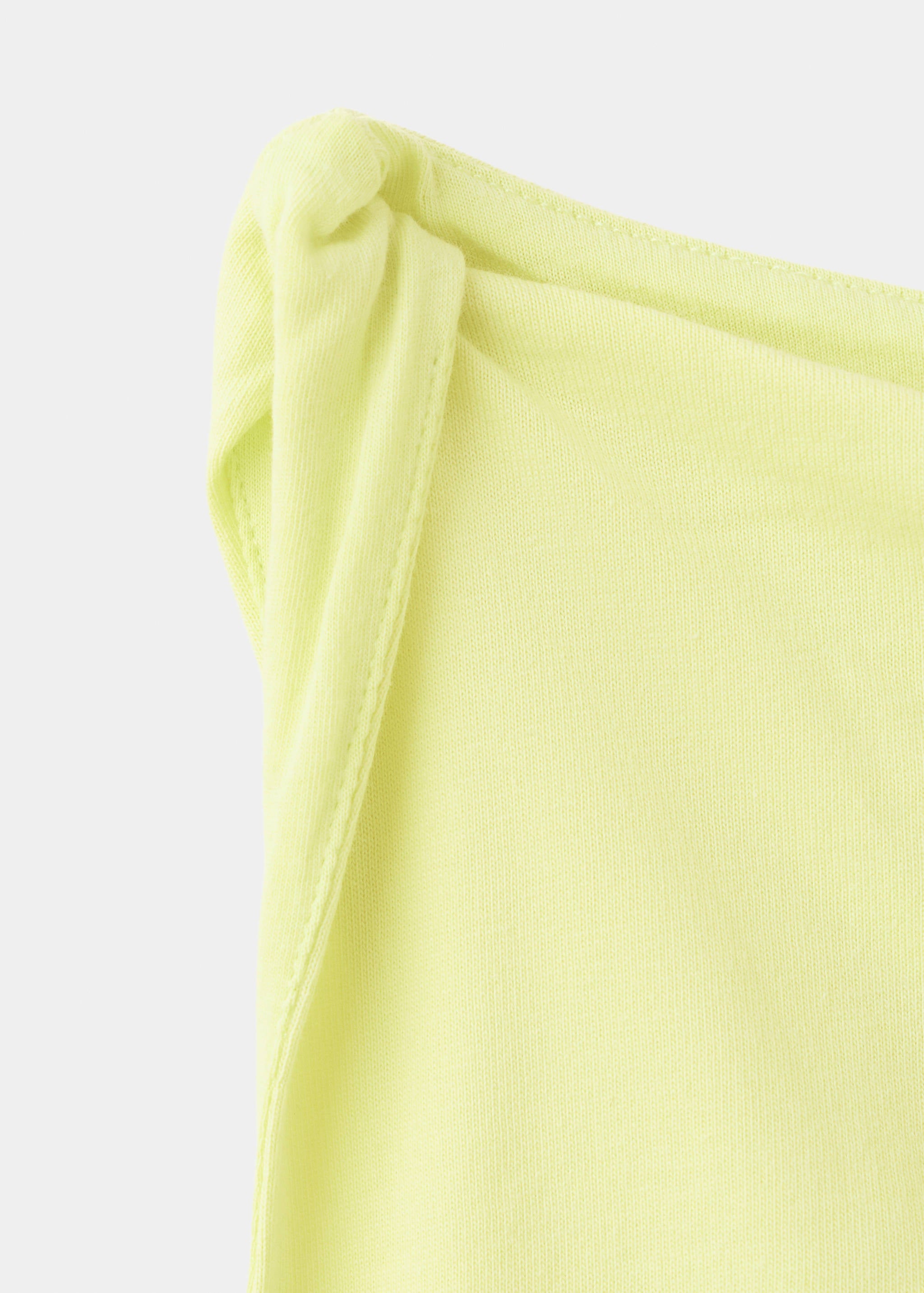 Mango camiseta roll in lime - Image 3