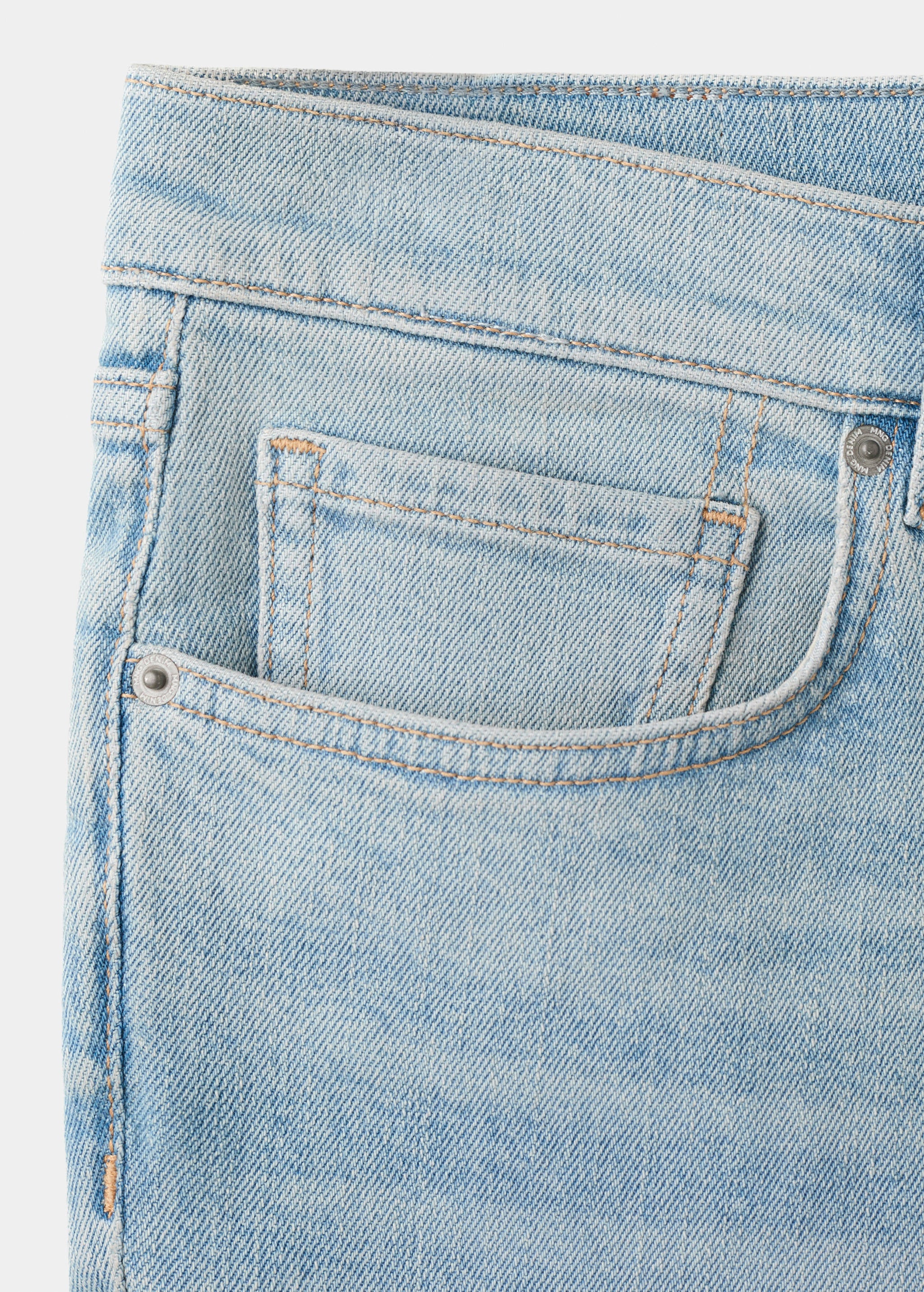 Mango bermudas rock in light denim - Image 3