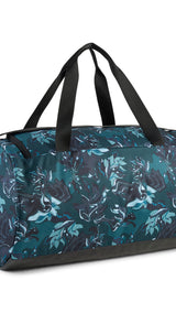 PUMA ESSENTIALS training green terrains 28.5L barrel bag in green terrain - Image 3