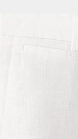 Mango bermudas carp in off white - Image 3