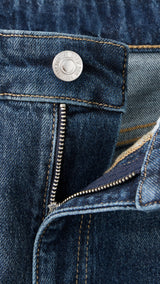 Mango jeans newmom in dark denim - Image 3