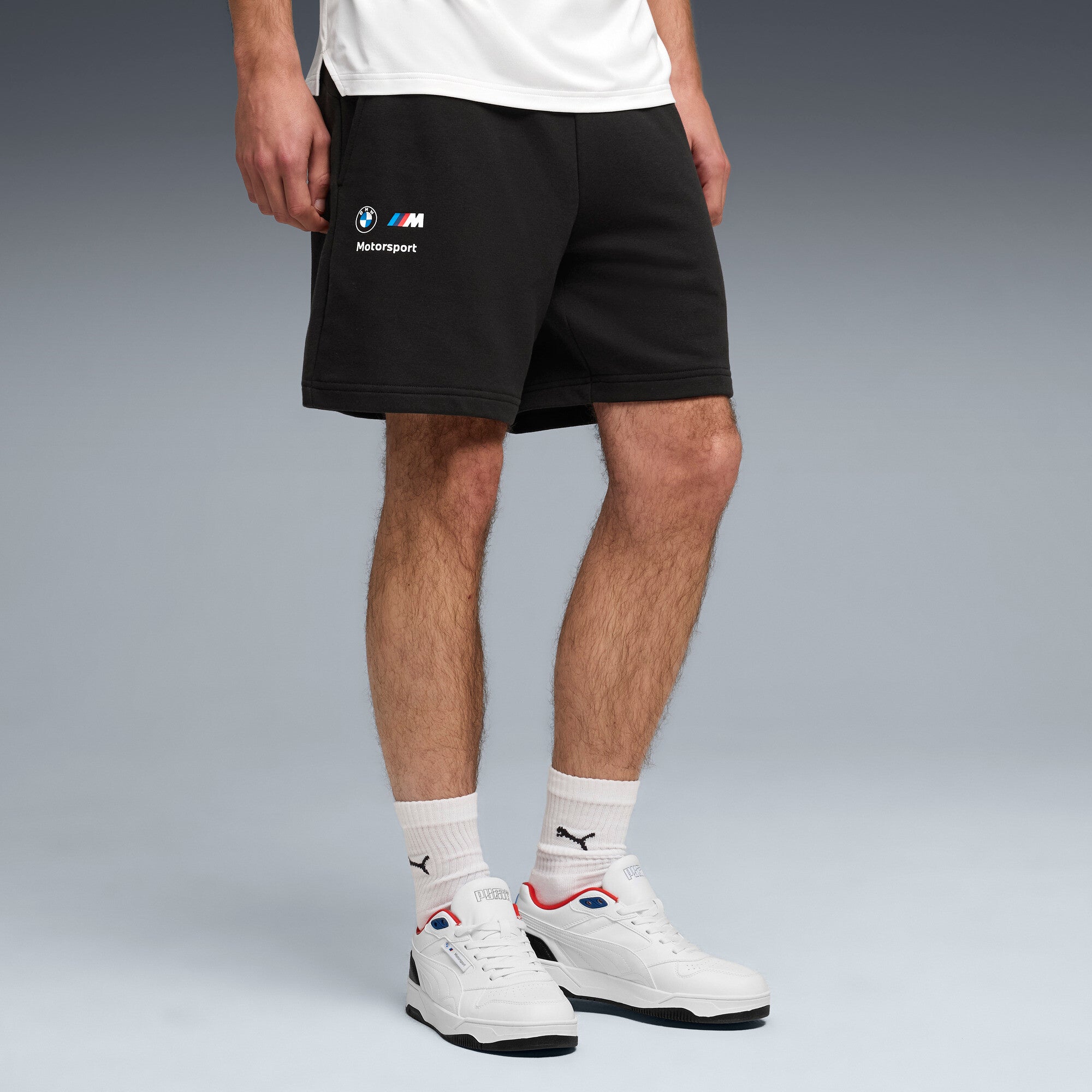 PUMA BMW M MOTORSPORT essentials shorts men in black - Image 3