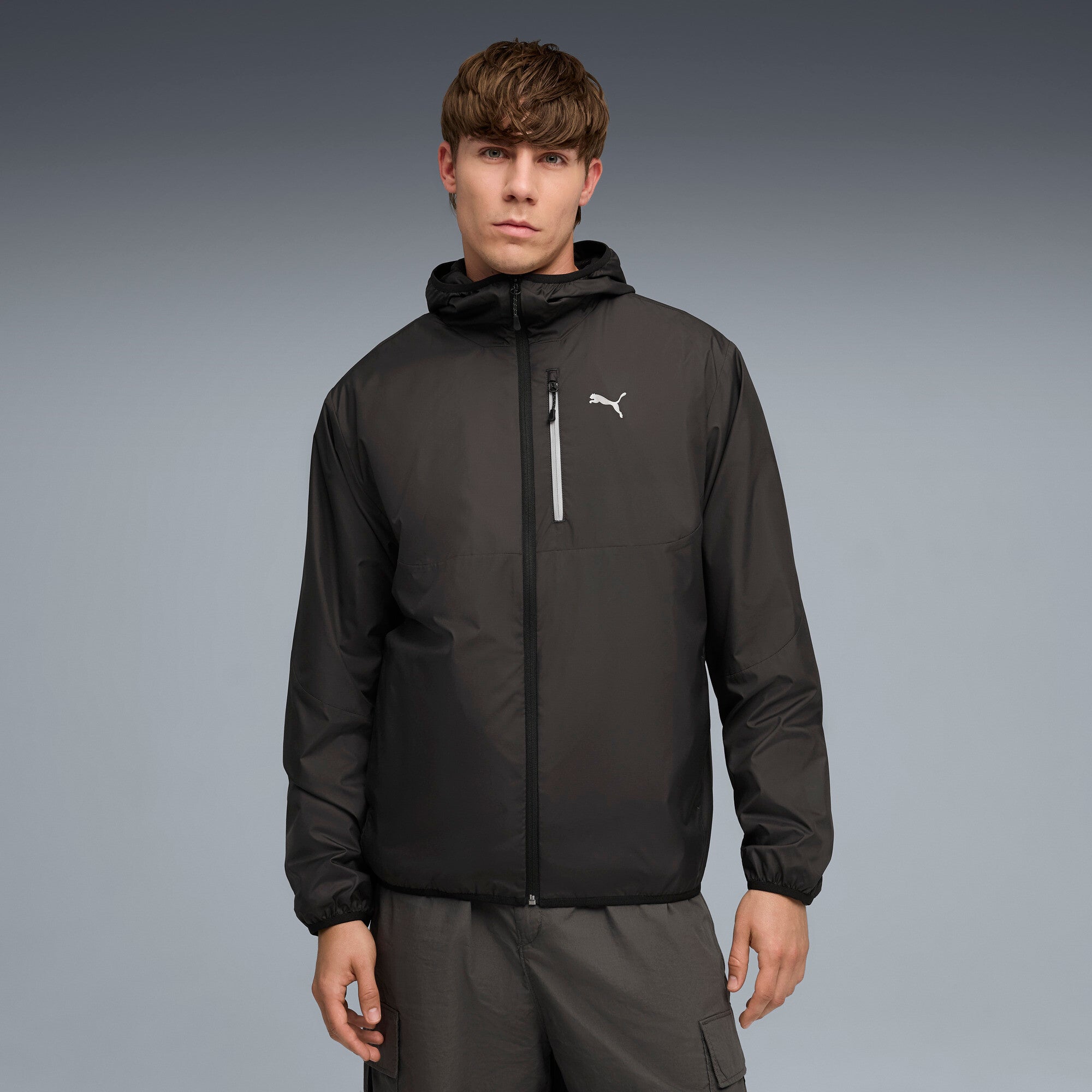 PUMA PUMATECH windbreaker men in black - Image 3