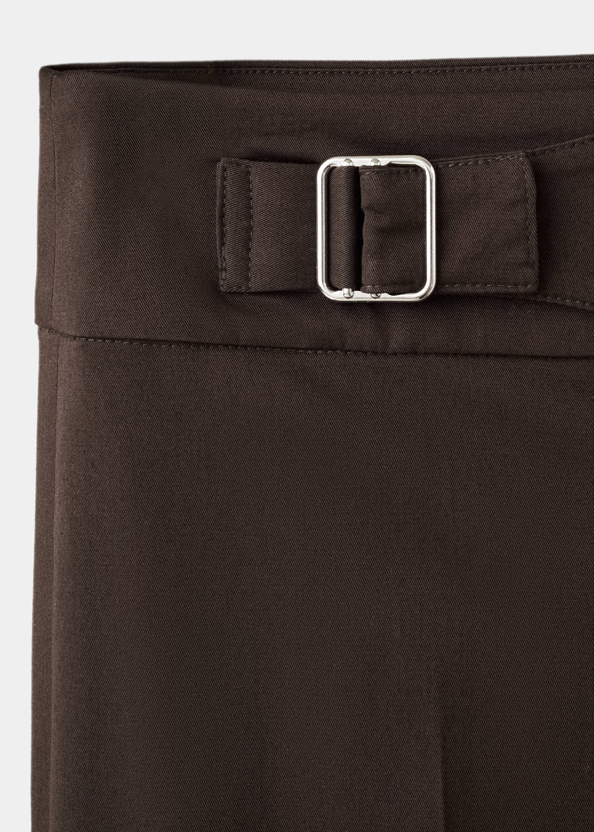 Mango pantalon lola in chocolate - Image 3