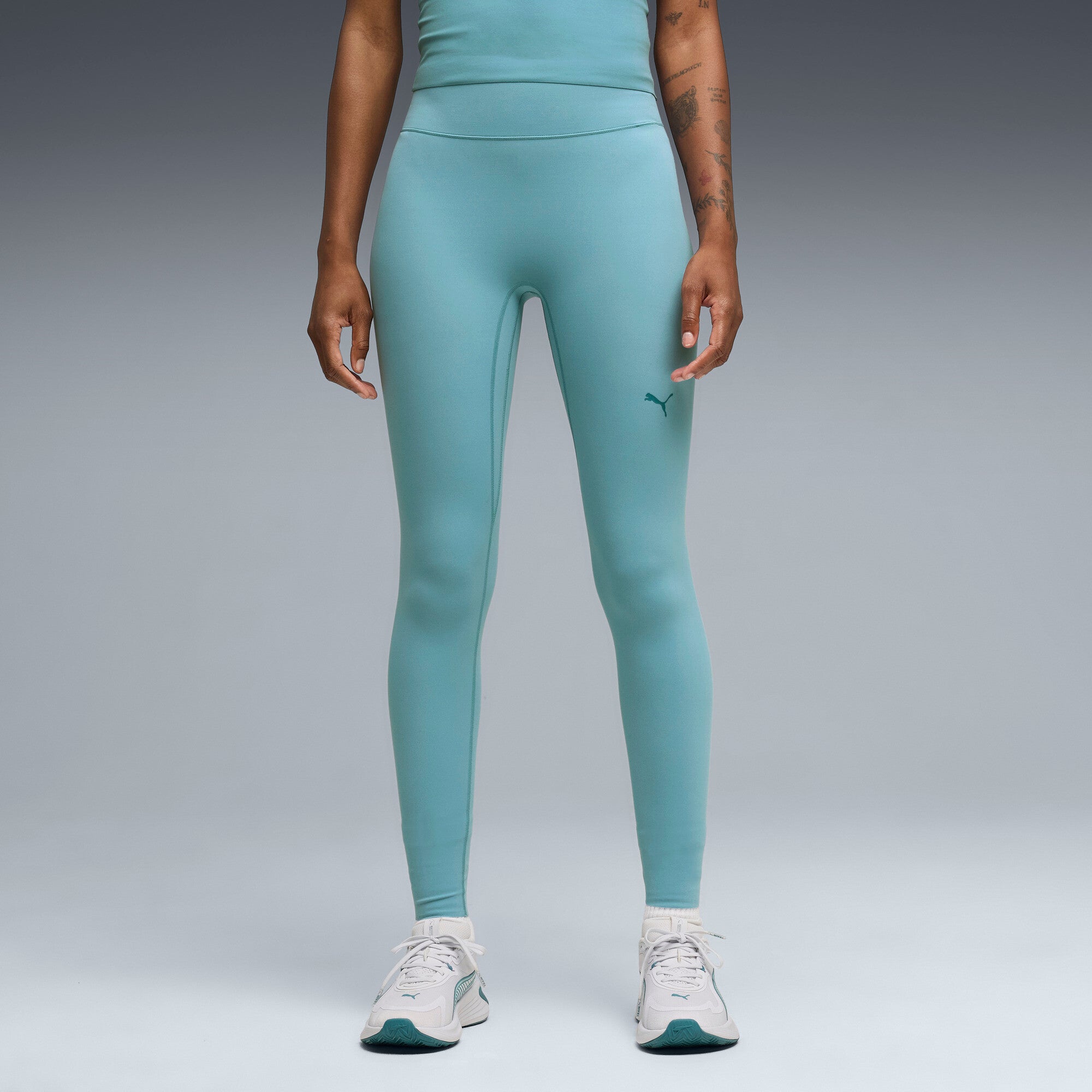 PUMA SHAPELUXE high-waist training tights women in baltic sea blue - Image 3