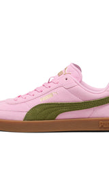 PUMA club II era sneakers unisex (400717) in pink shimmer and olive green - Image 3