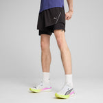 PUMA Ultraweave 2-in-1 5" running shorts in black - Image 3