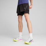 PUMA Ultraweave 2-in-1 5" running shorts in black - Image 3