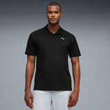 PUMA essentials elevated polo men in black - Image 3