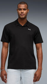 PUMA essentials elevated polo men in black - Image 3