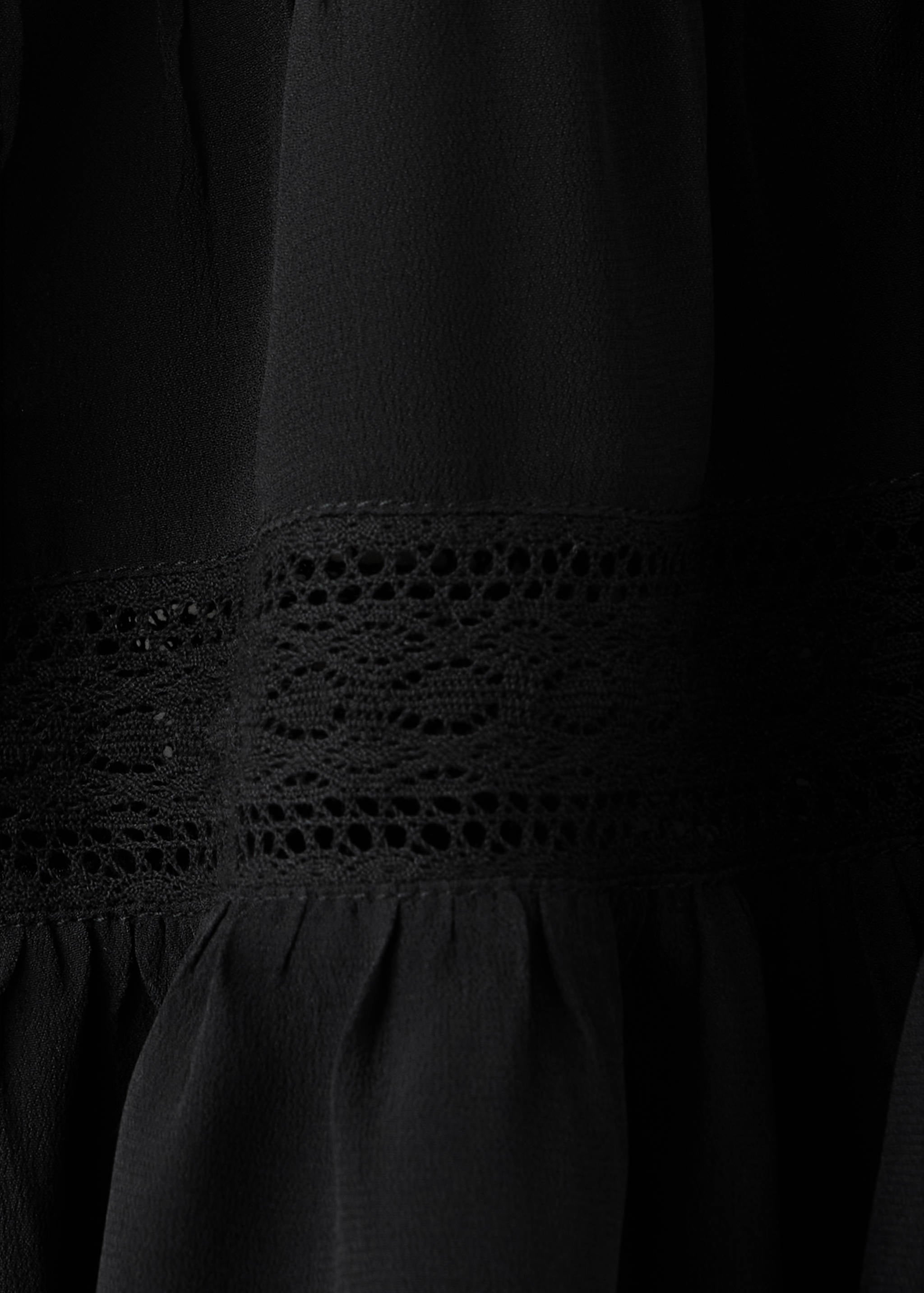 Mango blusa lou in black - Image 3