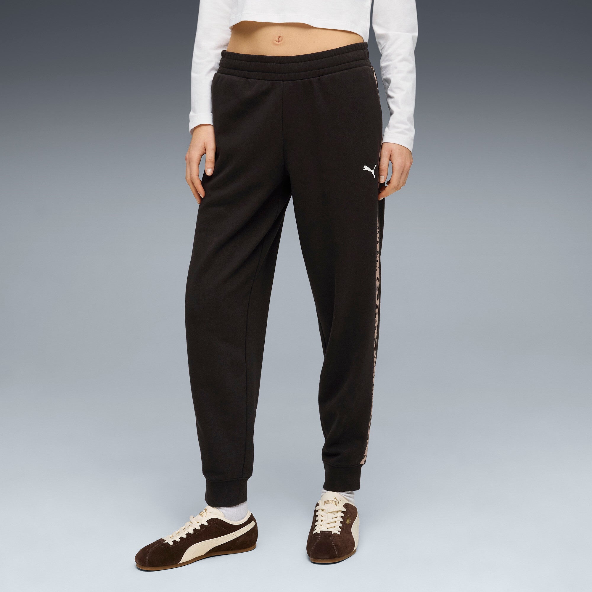 PUMA essentials graphics animal pants women in black - Image 3