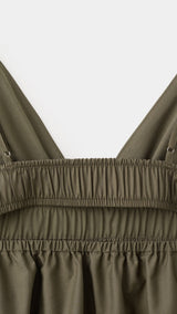 Mango vestido olga in green - Image 3