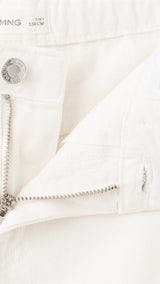 Mango shorts eyelet in white - Image 3