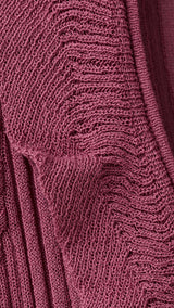 Mango cardigan volantes in wine - Image 3