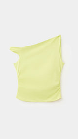 Mango camiseta roll in lime - Image 4