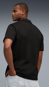 PUMA essentials elevated polo men in black - Image 4