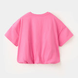 Mango camiseta noise in fluorescent pink - Image 4
