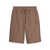 PUMA Premium ESS jacquard long line relaxed shorts 11" in totally taupe - Image 4