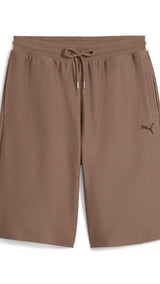 PUMA Premium ESS jacquard long line relaxed shorts 11" in totally taupe - Image 4