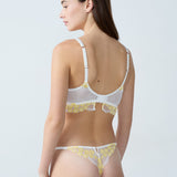 Etam somptueuse - n*9 balconnet in pale yellow