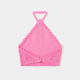 Mango top aylin in fuchsia - Image 4