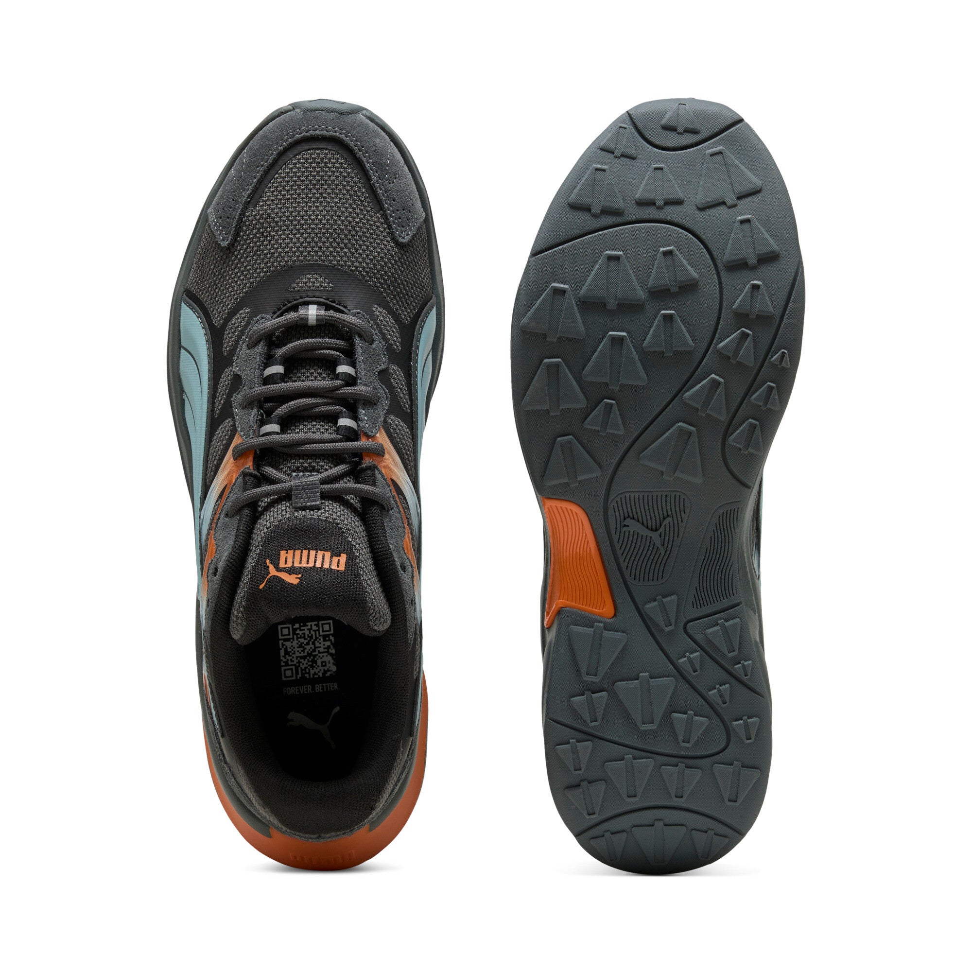 PUMA insphere sneakers unisex in shadow gray and seafoam - Image 4