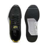PUMA R78 lightwind sneakers youth (403709) in black and white - Image 4