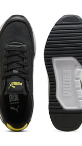 PUMA R78 lightwind sneakers youth (403709) in black and white - Image 4