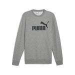 PUMA ESSENTIALS no. 1 logo crew in medium gray heather - Image 4
