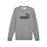 PUMA ESSENTIALS no. 1 logo crew in medium gray heather - Image 4