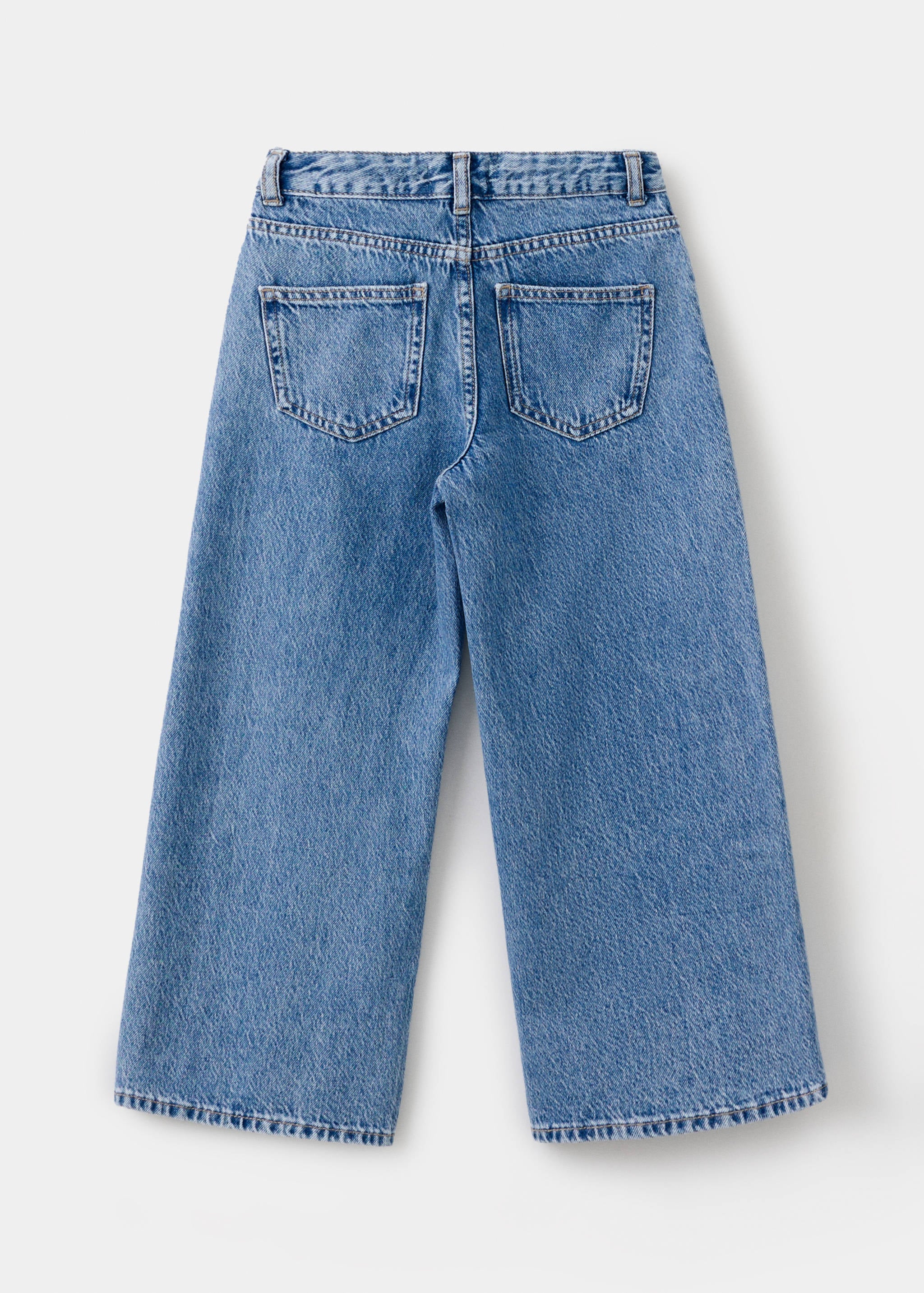 Mango jeans culottes in medium denim - Image 4
