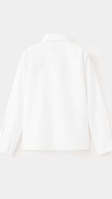 Mango camisa popelin in white - Image 4