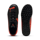 PUMA ATTACANTO II TT football boots youth in black and glowing red - Image 4