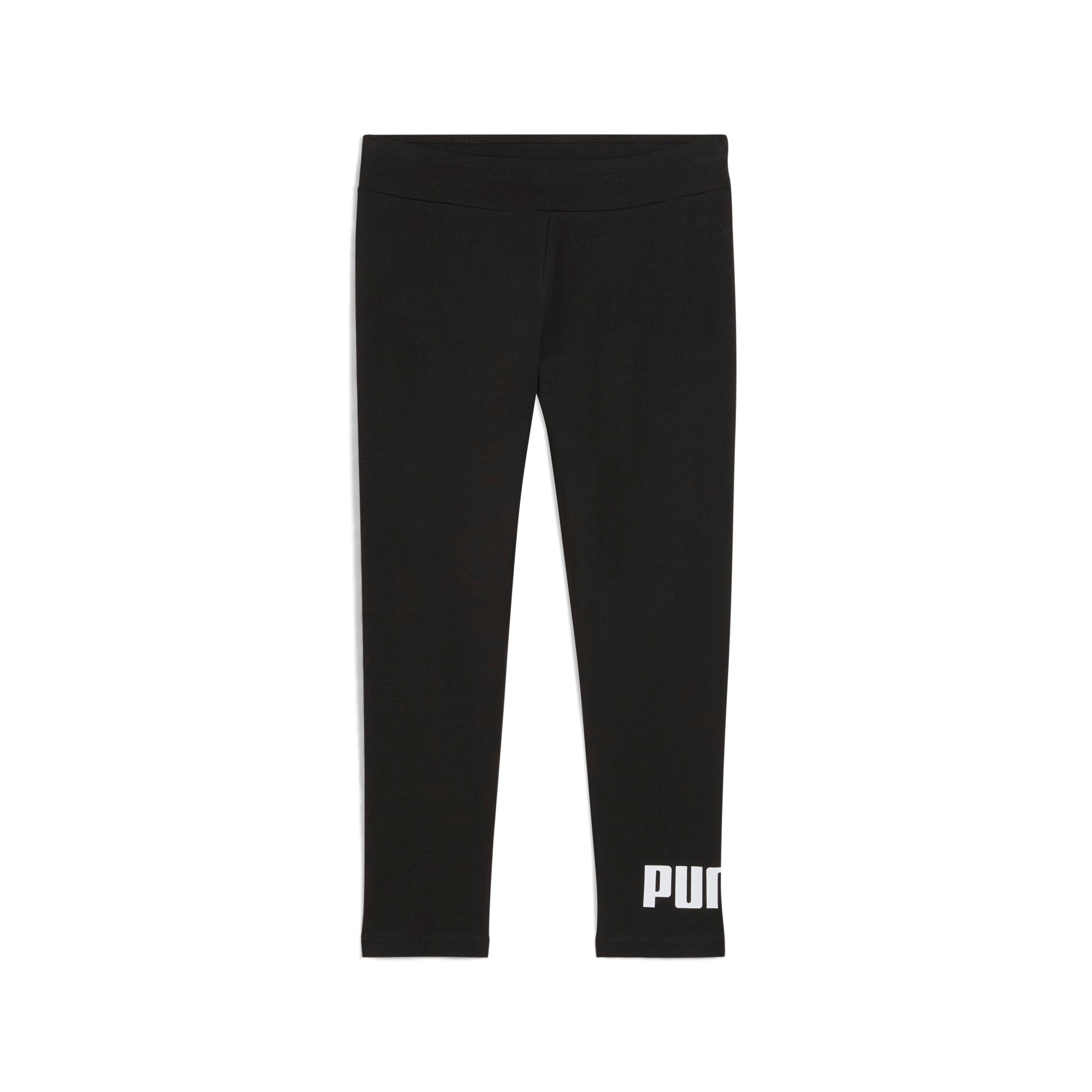 PUMA ESS no. 1 logo 3/4 leggings in black - Image 4