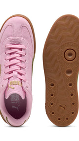 PUMA club II era sneakers unisex (400717) in pink shimmer and olive green - Image 4