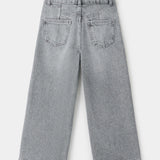 Mango jeans culotter in grey denim - Image 4