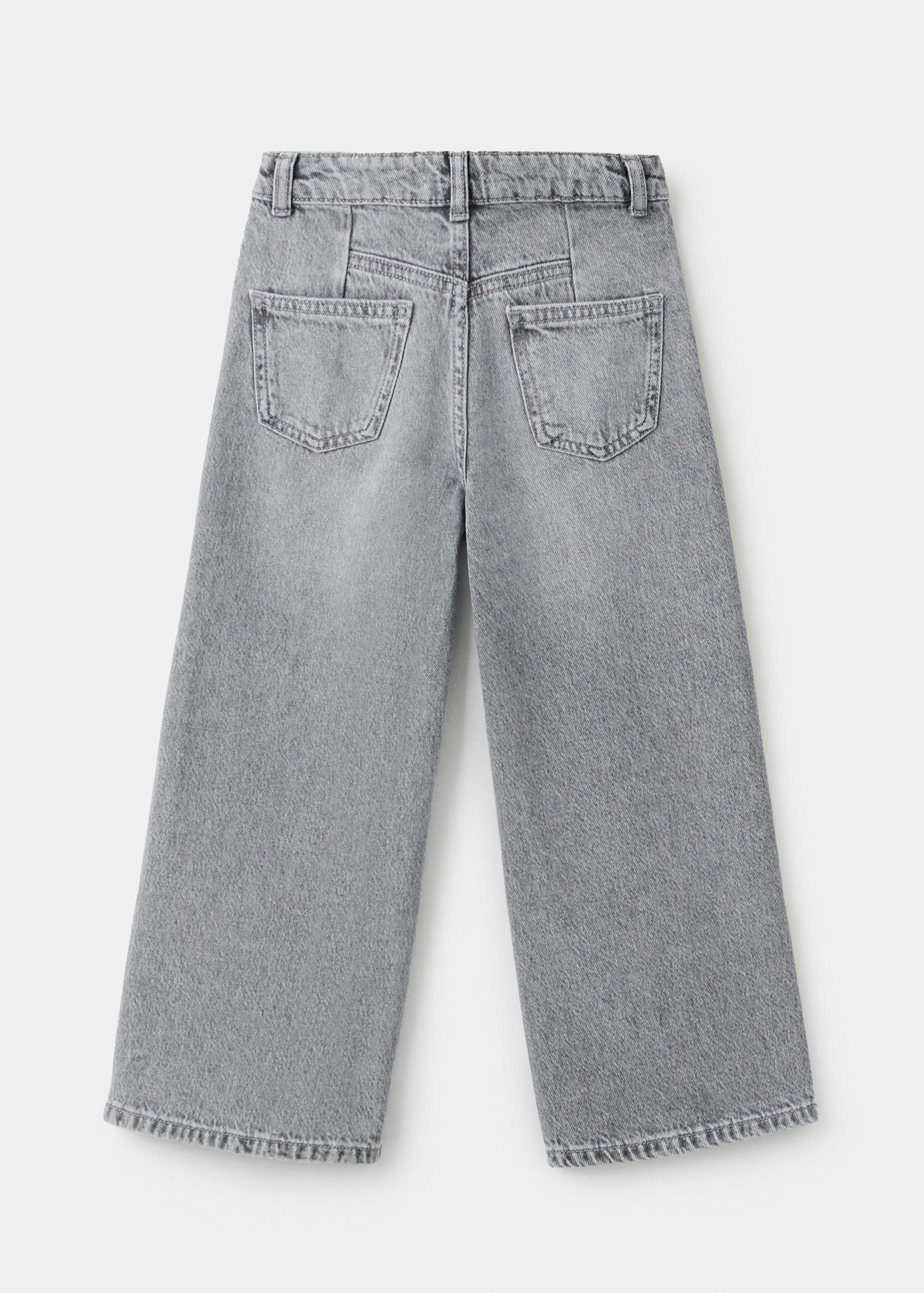 Mango jeans culotter in grey denim - Image 4