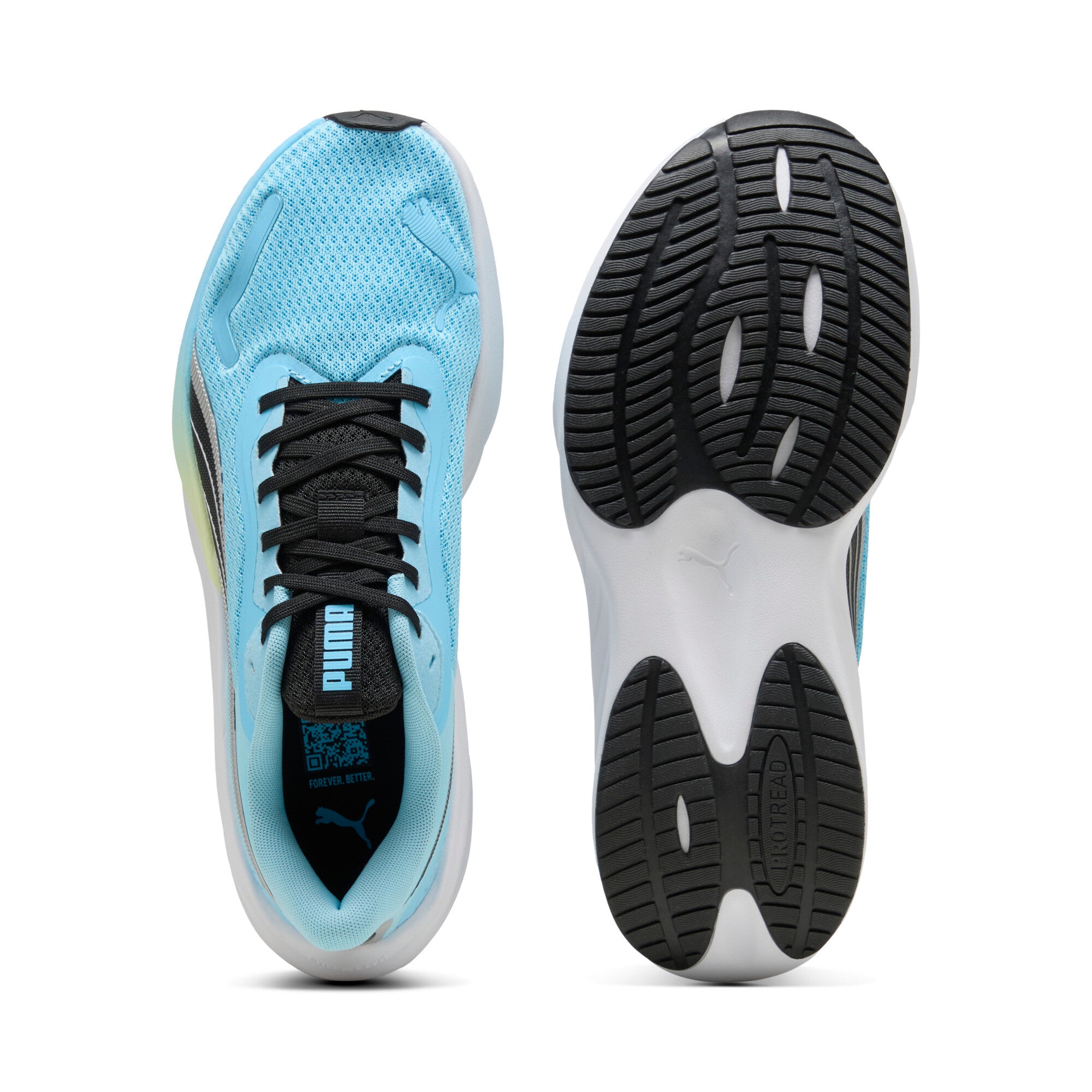 PUMA pounce lite running shoes in vibrant blue and black - Image 4